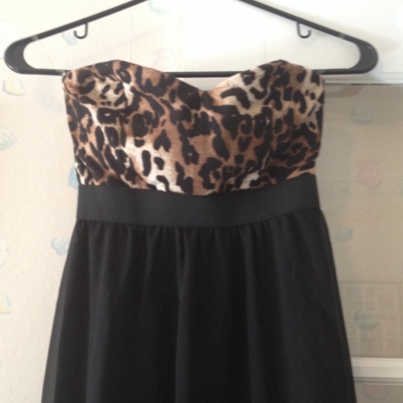 Nwt hi low leopard dress - Picture 2 of 4