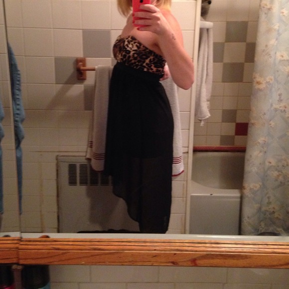 Nwt hi low leopard dress - Picture 4 of 4