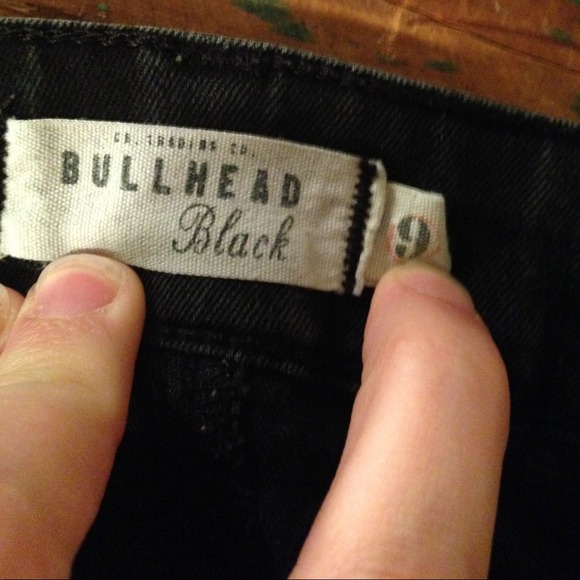 Black Bullhead stretch jeans.