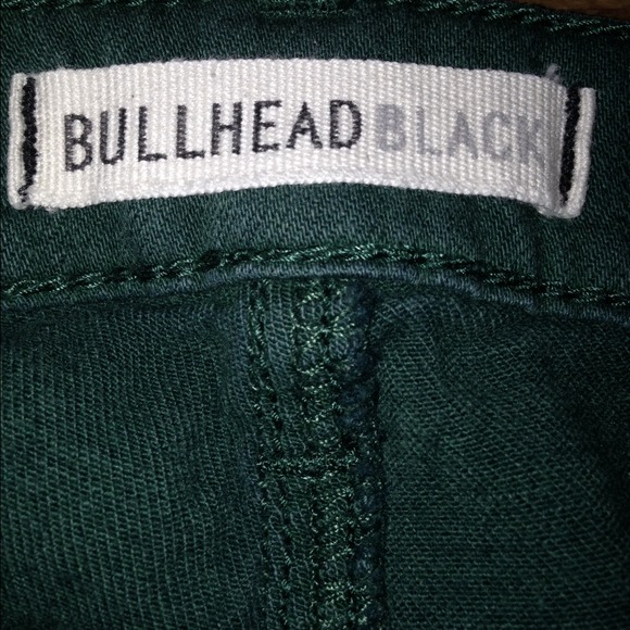 Green Bullhead pants.