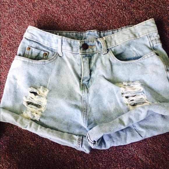 High waisted shorts