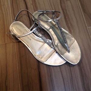 REDUCED! Marc Fisher jeweled sandals - size 9