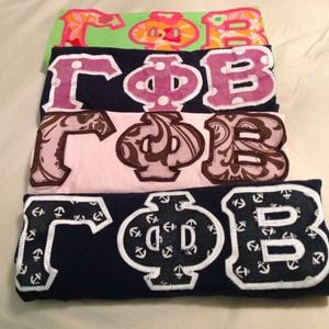 Gamma Phi Beta Sorority Embroidered Shirts