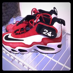 Griffey red sneakers
