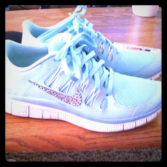 Bedazzled Nike free runs