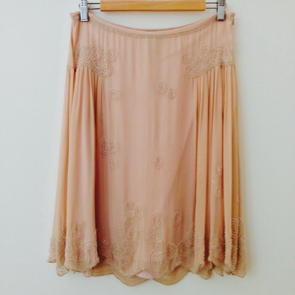 FRENCH CONNECTION sequence silk skirt sz 6