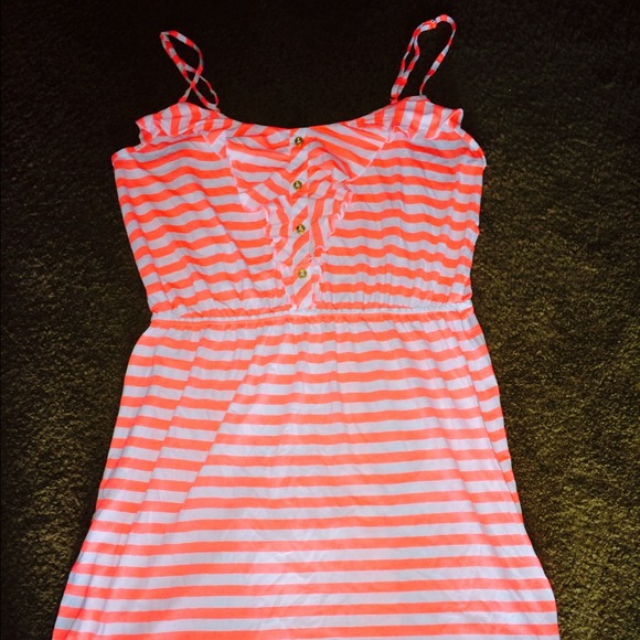 SOLD Lilly Pulitzer "Callista" Ruffle Dress - Picture 2 of 4