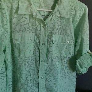 Calvin Klein Long/short sleeve mint shirt