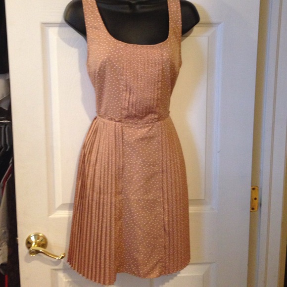 Lauren Conrad Dresses & Skirts - Pink and white polka dot dress