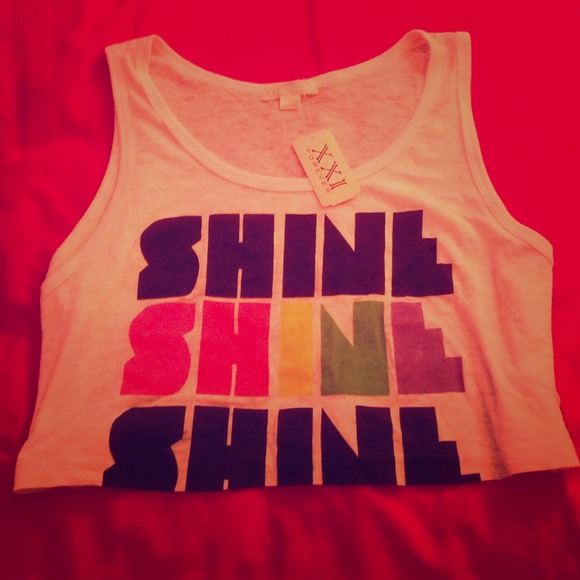 Forever 21 shine crop top! Brand new!
