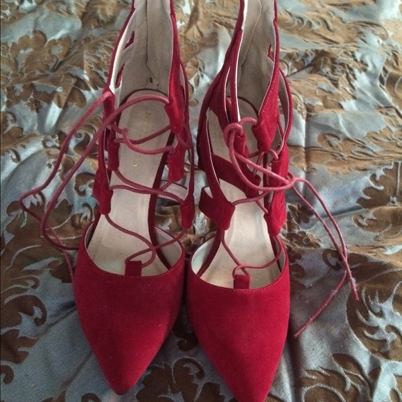 Cute red shoe