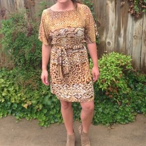 Tribal leopard Dress 🐅