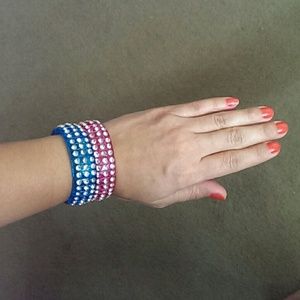 Fabulous Rhinestone Bangle Bracelets