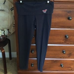 Hollister Navy blue yoga pants