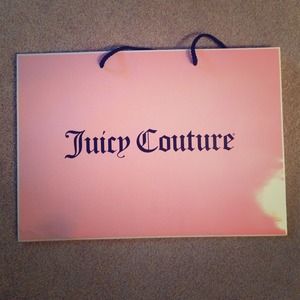 Juicy couture paper bag