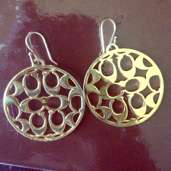 Authentic Coach Earrings