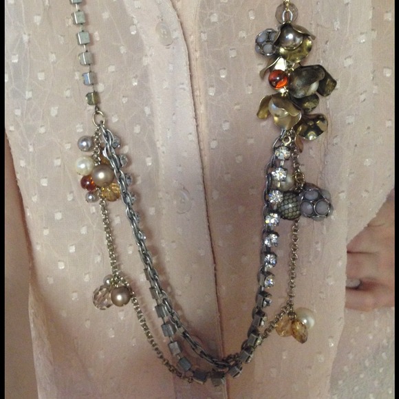 Loft multi chain necklace. RESERVED FOR @fiddlette