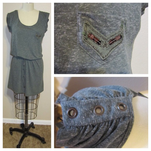 NAF NAF Dresses & Skirts - Drawstring knit dress