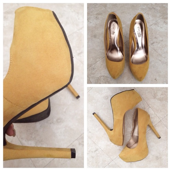 Yellow Pump Heels