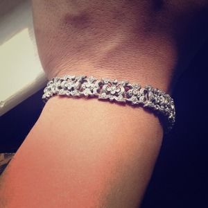 1/2 carat sterling silver bracelet.