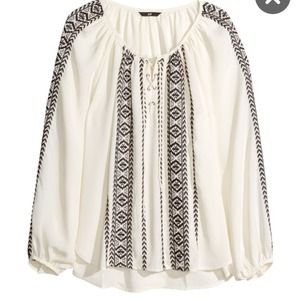H&M Peasant Top