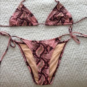 Mango triangle bikini set