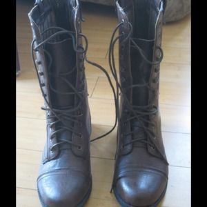 Military inspired boots