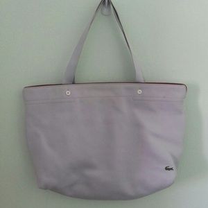 ⬇FINAL PRICE CUT⬇Light gray Lacoste bag