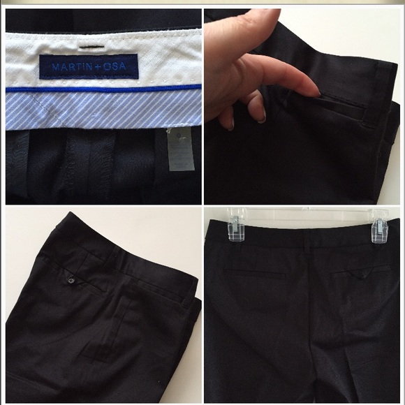 MARTIN+OSA BLACK TROUSERS - Picture 3 of 4