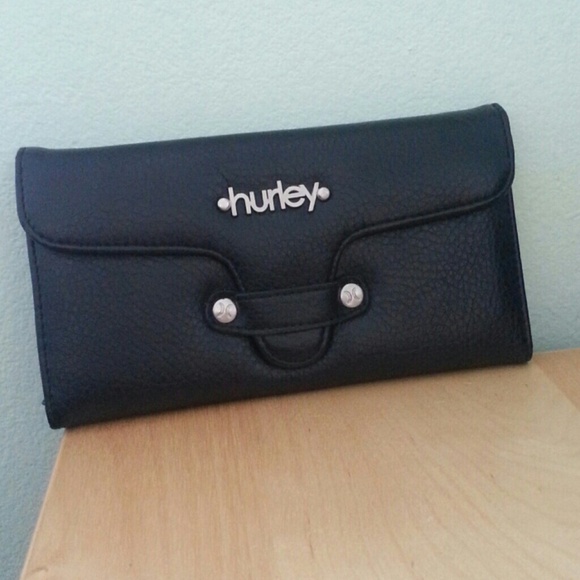 Long black Hurley wallet.