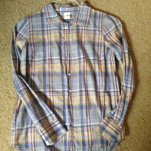 J. Crew light weight flannel style shirt