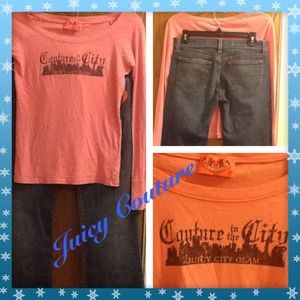 "HP" Juicy Couture Jean & Top Set