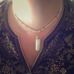 Princess mini pearl necklace w/ fairy dust