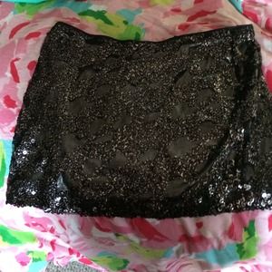 Sequined skirt!