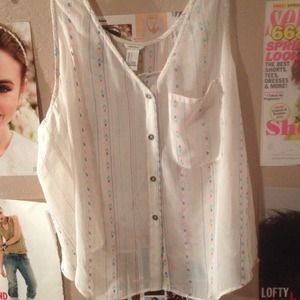 Forever 21 shear flowy top!