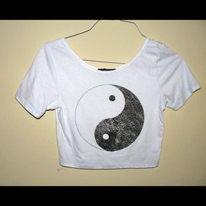 Yin-Yang Crop Top