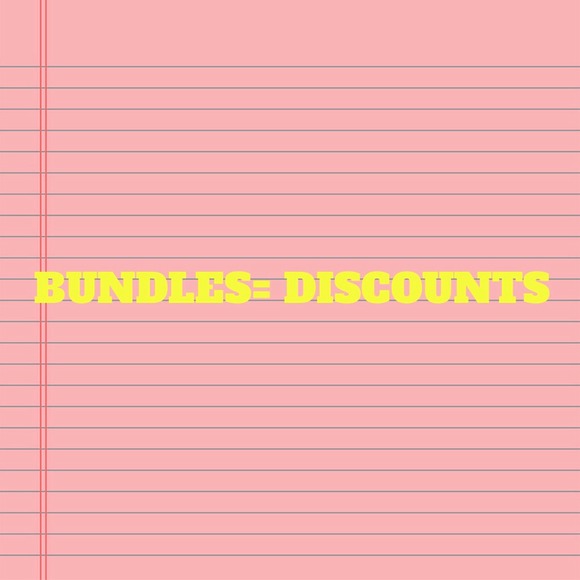 BUY MORE & SAVE MORE PER ITEM!!!