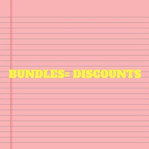 BUY MORE & SAVE MORE PER ITEM!!!