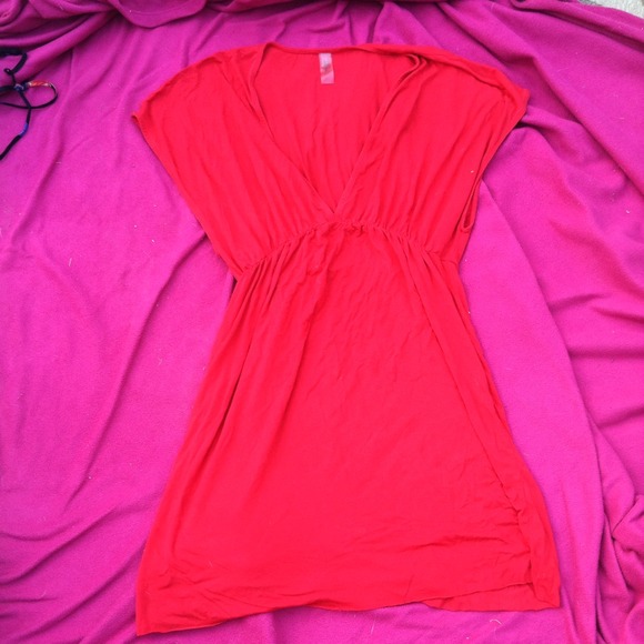 Red dress cover up by Victoria Secret