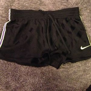 Black Nike dri fit shorts