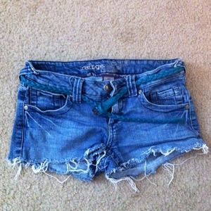 Cutoff Denim Shorts