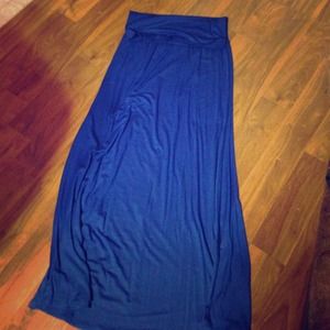 Reserved! NWOT royal blue maxi skirt