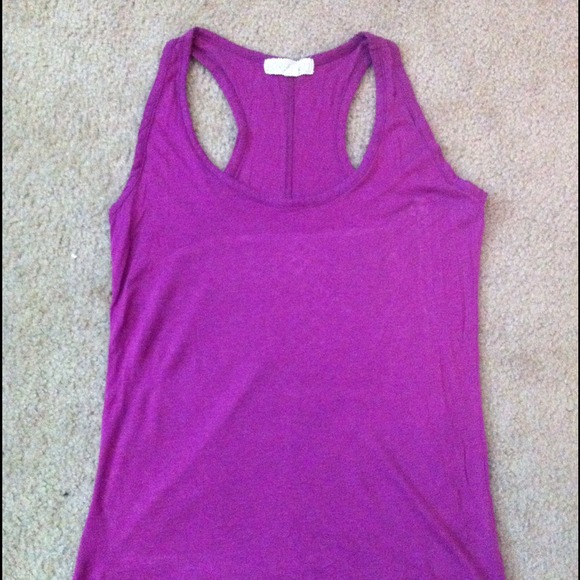 Magenta Racerback Tank - Picture 2 of 3