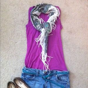 Magenta Racerback Tank