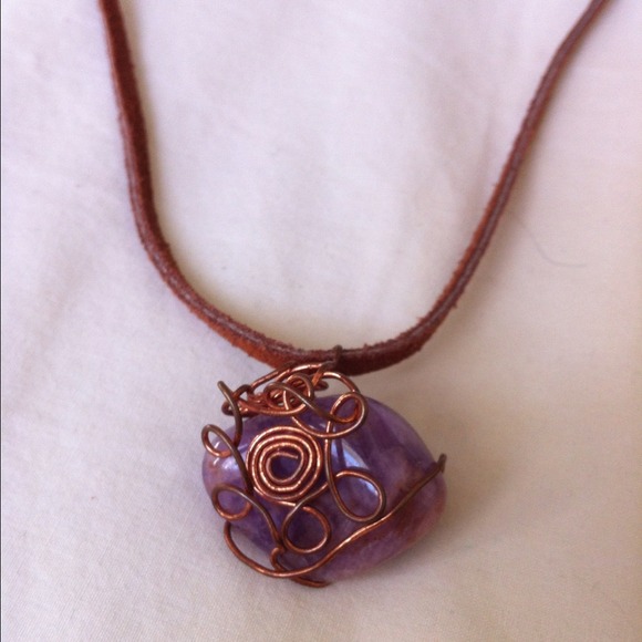 Purple Stone Necklace