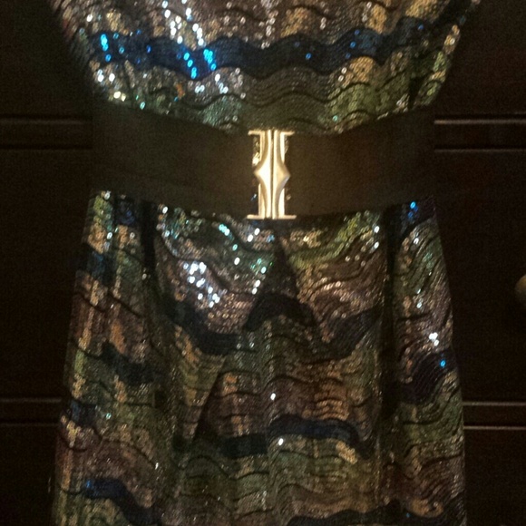 Sparkle sequin strapless dress - Picture 2 of 2