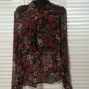 Dolce & Gabanna Sheer Floral Top