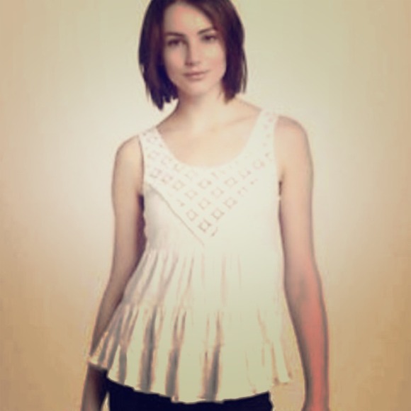 Free People White Top