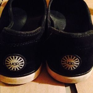 Suede UGG slip on shoes