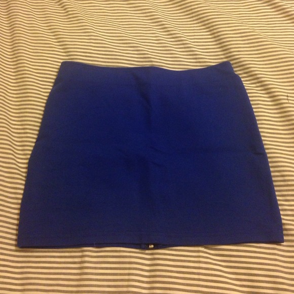 royal blue mini skirt shorts